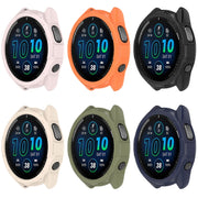 For Garmin Forerunner 965 Armor Hollow Watch Protective Case(Orange)