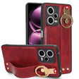 For Redmi Note 12 Pro 5G Global Wristband Leather Back Phone Case(Red) - free shipping - PMC TechLife - Order now!