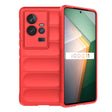 For vivo iQOO 11 5G Magic Shield TPU + Flannel Phone Case(Red) - vivo Cases by PMC TechLife | Online Shopping South Africa | PMC TechLife | Buy Now Pay Later Mobicred