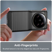 For Xiaomi 13 Ultra Carbon Fiber Brushed Texture TPU Case(Black)