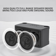 NewRixing NR8088 Wireless Microphone TWS Handheld Noise Reduction Smart Bluetooth Speaker(Black)