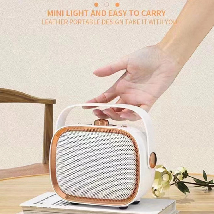 NewRixing NR138W Wireless Microphone TWS Handheld Noise Reduction Portable Smart Bluetooth Speaker(Green)
