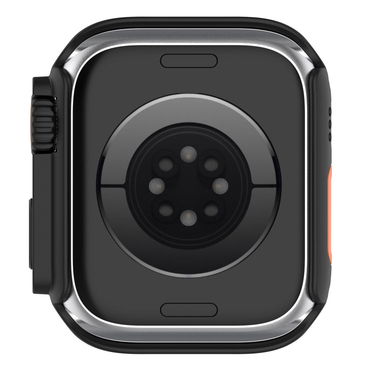 For Apple Watch Series SE 2 / 6 / SE / 5 / 4 40mm Tempered Film + PC Integrated Watch Protective Case(Black)