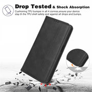 For Tecno Spark 10 Pro / K17 Magnetic Buckle Retro Texture Leather Phone Case(Blue)