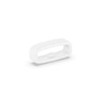 20mm 10pcs Universal Watch Band Fixed Silicone Ring Safety Buckle(White) -  by PMC TechLife | Online Shopping South Africa | PMC TechLife