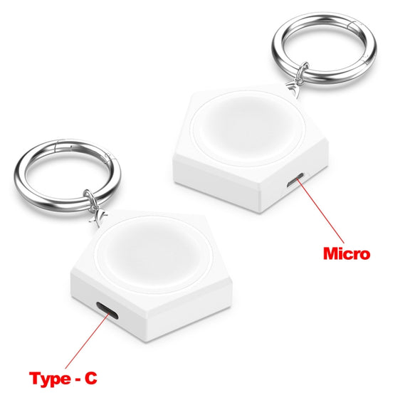 For Huawei Watch Ultimate Portable Universal Smart Watch Charger, Port:Micro-USB(White)