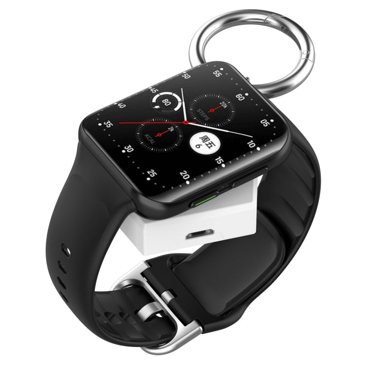 For OPPO Watch 3 / Watch 3 Pro Portable Universal Smart Watch Charger, Port:Micro-USB(White)