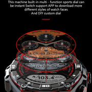 CT18 1.43 inch AMOLED Screen Smart Watch Supports Bluetooth Call/Blood Oxygen Detection(Red)