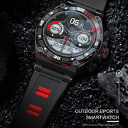 CT18 1.43 inch AMOLED Screen Smart Watch Supports Bluetooth Call/Blood Oxygen Detection(Red)