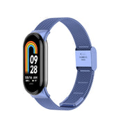 For Xiaomi Mi Band 8 Milanese Buckle Metal Watch Band(Midnight Blue)
