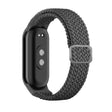 For Xiaomi Mi Band 8 Adjustable Nylon Braided Elasticity Watch Band(Grey) -  by PMC TechLife | Online Shopping South Africa | PMC TechLife