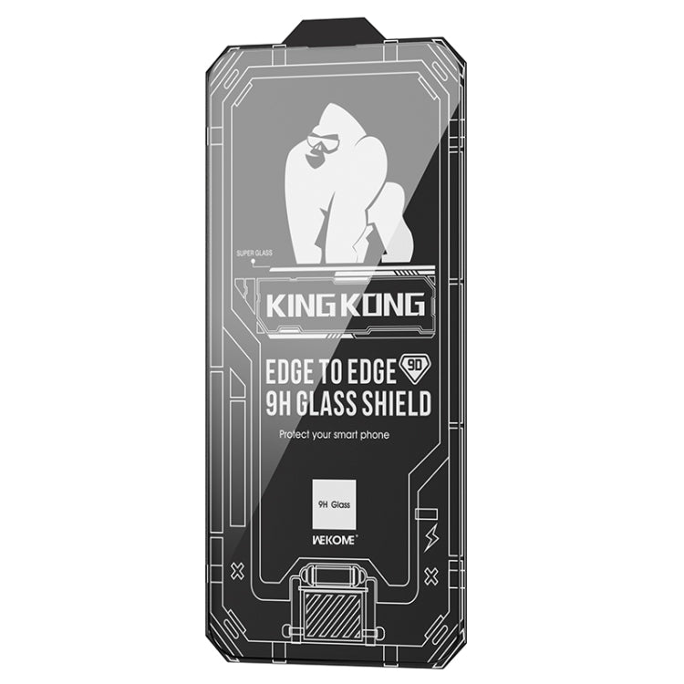 For iPhone 13 Pro Max WK WTP-066 King Kong Vacha 9D Curved HD Tempered Glass Film(Black)