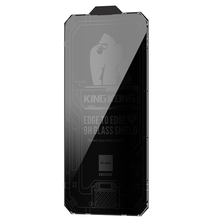 For iPhone 13 Pro WK WTP-067 King Kong Vacha 9D Curved Privacy Tempered Glass Film(Black)