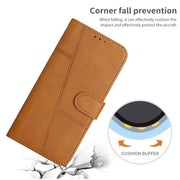 For Xiaomi Redmi Note 12 4G Global Stitching Calf Texture Buckle Leather Phone Case(Yellow)