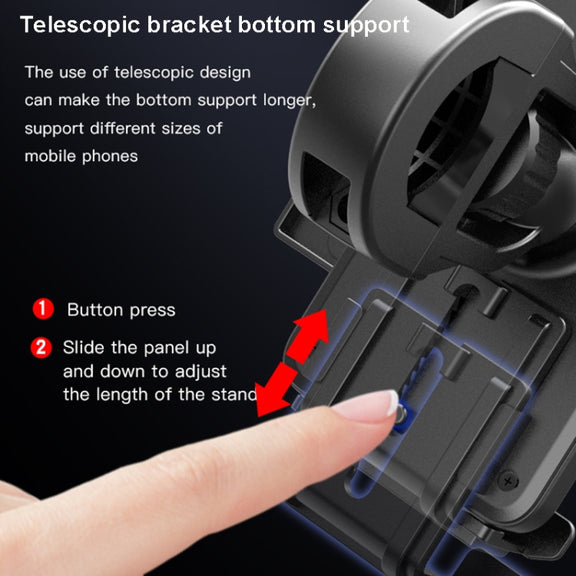 Yesido C94 Bicycle / Motorcycle Elastic Clip Phone Navigation Bracket(Black)