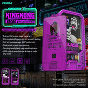 For iPhone 14 Plus WK WTP-068 King Kong Vacha Corning 9D Curved HD Tempered Glass Film(Black)