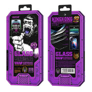 For iPhone 14 Pro WK WTP-068 King Kong Vacha Corning 9D Curved HD Tempered Glass Film(Black)