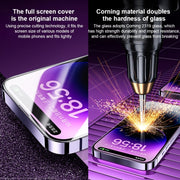 For iPhone 14 Pro Max WK WTP-068 King Kong Vacha Corning 9D Curved HD Tempered Glass Film(Black)