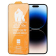 For iPhone 14 Pro WK WTP-070 King Kong Vacha 9D Curved AR Frosted Tempered Glass Film(Black) - iPhone 14 Pro Tempered Glass by WK | Online Shopping South Africa | PMC TechLife | Buy Now Pay Later Mobicred