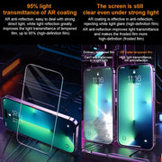 For iPhone 14 Plus WK WTP-070 King Kong Vacha 9D Curved AR Frosted Tempered Glass Film(Black)