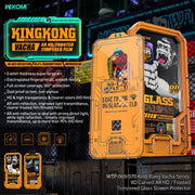 For iPhone 13 WK WTP-070 King Kong Vacha 9D Curved AR Frosted Tempered Glass Film(Black)