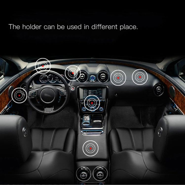 Yesido C38 Car Round Plate Magnetic Phone Holder(Black)