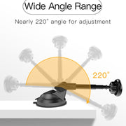 Yesido C41 Car Windshield Telescopic Suction Cup Magnetic Phone Holder(Black)