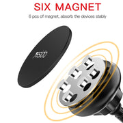 Yesido C41 Car Windshield Telescopic Suction Cup Magnetic Phone Holder(Black)