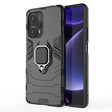 For Xiaomi Redmi Note 12 Turbo Magnetic Ring Holder PC + TPU Phone Case(Black) - free shipping - PMC TechLife - Order now!