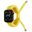 Stretch Plain Silicone Bean Watch Band For Apple Watch 8 45mm(Yellow) -  by PMC TechLife | Online Shopping South Africa | PMC TechLife