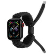 Stretch Plain Silicone Bean Watch Band For Apple Watch 6 40mm(Black) -  by PMC TechLife | Online Shopping South Africa | PMC TechLife
