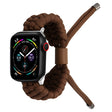 Stretch Plain Silicone Bean Watch Band For Apple Watch 38mm(Coffee Brown) -  by PMC TechLife | Online Shopping South Africa | PMC TechLife
