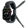 Stretch Plain Silicone Bean Watch Band For Apple Watch 38mm(Dark Grey) -  by PMC TechLife | Online Shopping South Africa | PMC TechLife