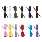 Stretch Plain Silicone Bean Watch Band For Apple Watch 38mm(Dark Grey)