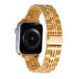 3-Beads Stripe Metal Watch Band For Apple Watch Ultra 49mm(Gold) -  by PMC TechLife | Online Shopping South Africa | PMC TechLife