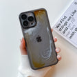 For iPhone 13 Pro Max Oil Painting Electroplating TPU Phone Case(Grey) - iPhone 13 Pro Max Cases by PMC TechLife | Online Shopping South Africa | PMC TechLife