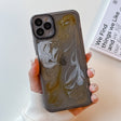 For iPhone 11 Pro Max Oil Painting Electroplating TPU Phone Case(Grey) - iPhone 11 Pro Max Cases by PMC TechLife | Online Shopping South Africa | PMC TechLife