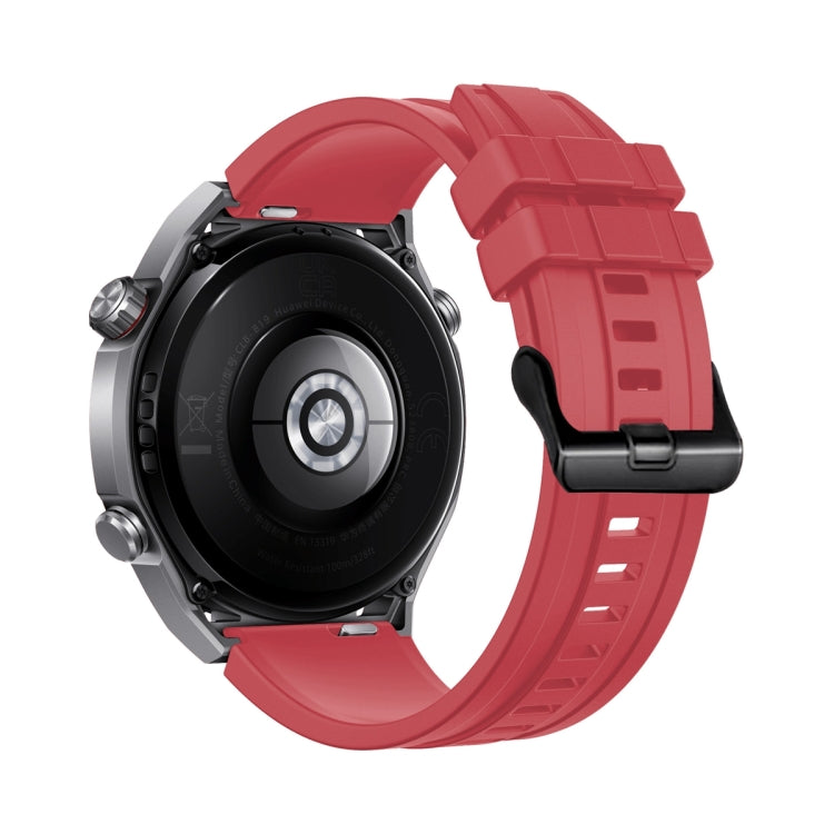 3pcs Longer Style For Huawei Watch Ultimate Silicone Replacement Watch Band(Red)