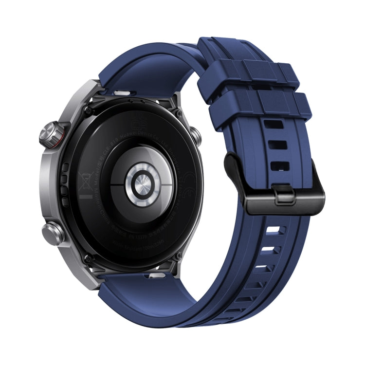 3pcs Longer Style For Huawei Watch Ultimate Silicone Replacement Watch Band(Midnight Blue)