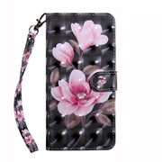 For Xiaomi 13 Ultra 3D Painted Pattern Leather Phone Case(Pink Flower)