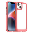 For iPhone 15 Plus Colorful Series Acrylic + TPU Phone Case(Red) - iPhone 15 Plus Cases by PMC TechLife | Online Shopping South Africa | PMC TechLife