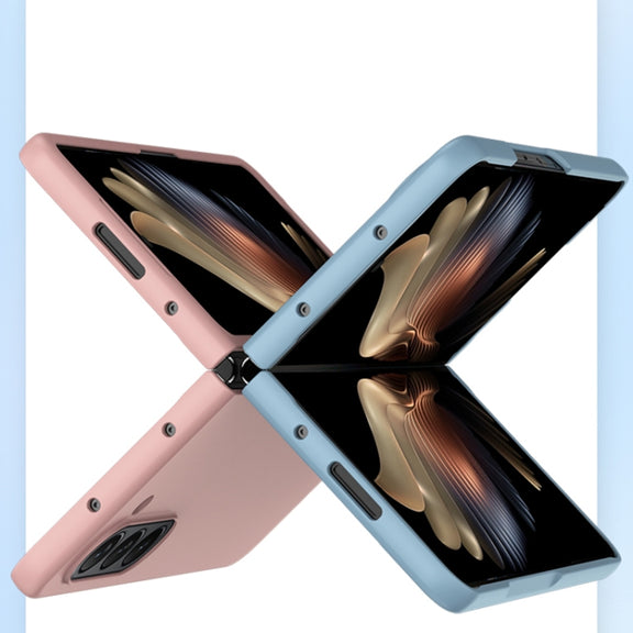For Samsung Galaxy Z Fold5 Fuel Injection PC Skin Feel Phone Case(Mint Green)