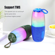 T&G TG644 5W High Power RGB Light Portable Bluetooth Speaker(Blue)