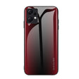 For Xiaomi Redmi Note 12 4G Global Texture Gradient Glass TPU Phone Case(Red) - free shipping - PMC TechLife - Order now!