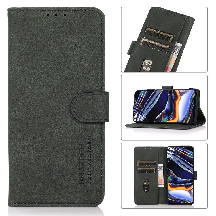 For Xiaomi Poco F5 Pro KHAZNEH Matte Texture Leather Phone Case(Green)