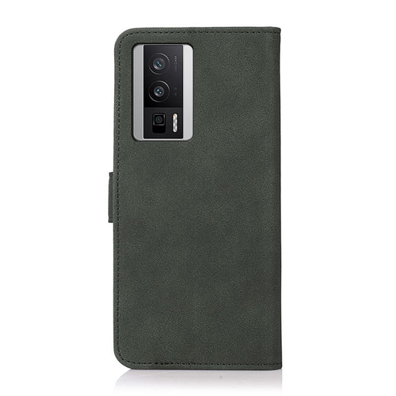 For Xiaomi Poco F5 Pro KHAZNEH Matte Texture Leather Phone Case(Green)