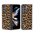 For Samsung Galaxy Z Fold5 ABEEL Black Edge Leopard Phone Case(Champagne Gold) - free shipping - PMC TechLife - Order now!
