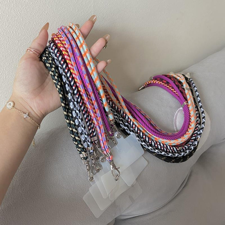 Universal Solid Color Mobile Phone Lanyard(Pink)