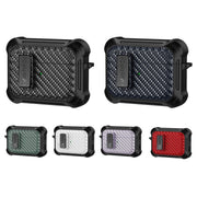 For AirPods Pro Alpha Carbon Fiber Wireless Bluetooth Earphone Protective Case(Royal Blue)