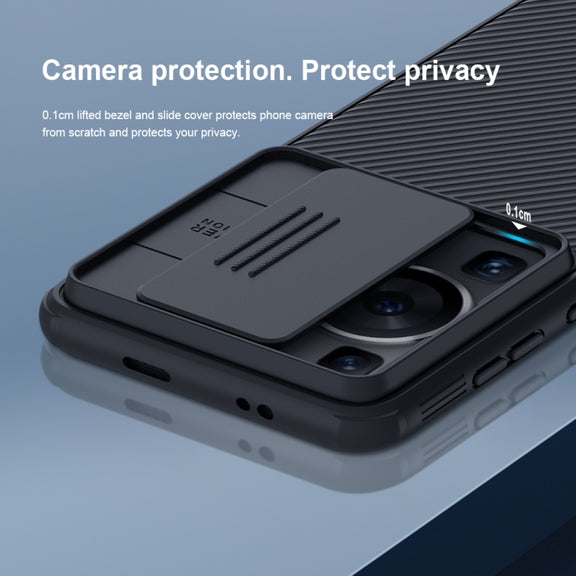 For Huawei P60 Pro / P60 NILLKIN CamShield Pro PC Phone Case(Black)